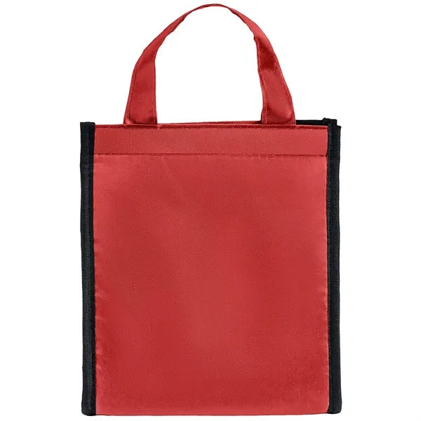 210D Insulated Lunch Tote Bag w/ Self Fabric Handles
