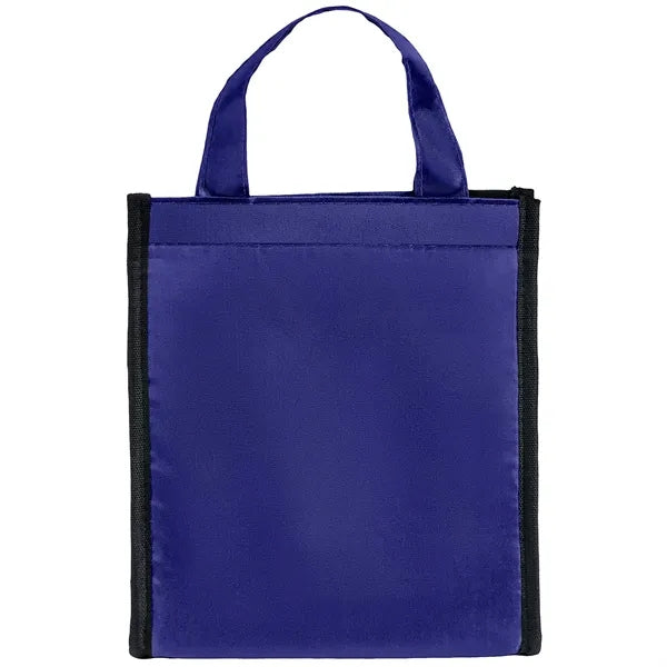 210D Insulated Lunch Tote Bag w/ Self Fabric Handles