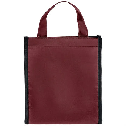 210D Insulated Lunch Tote Bag w/ Self Fabric Handles