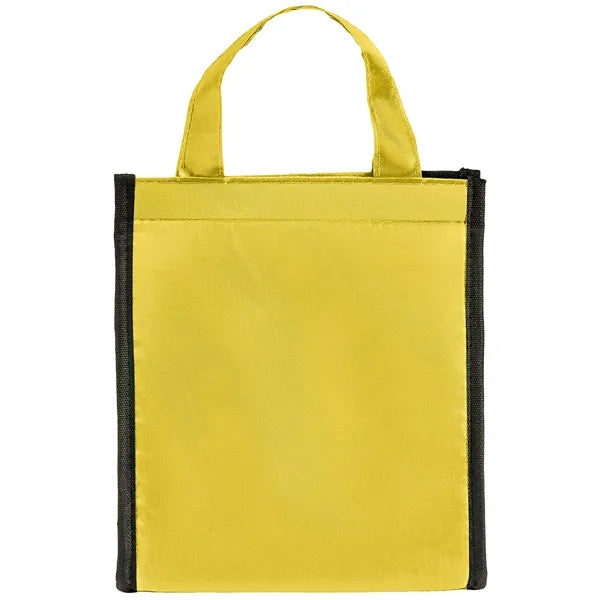 210D Insulated Lunch Tote Bag w/ Self Fabric Handles