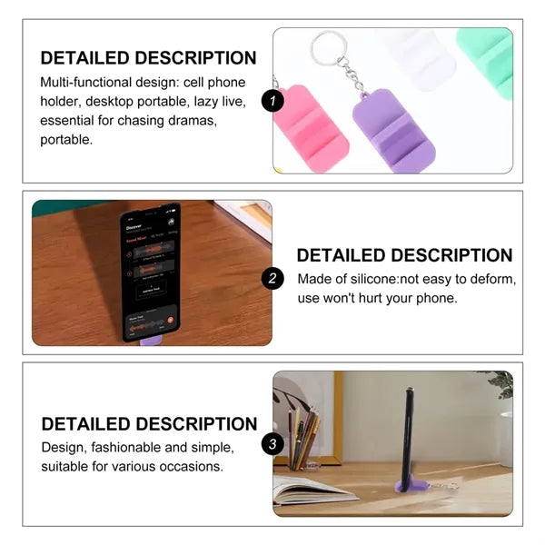 Mini Phone Holder Portable Compact Lightweight Keychain