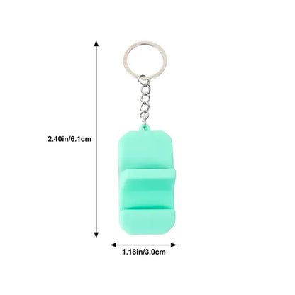 Mini Phone Holder Portable Compact Lightweight Keychain