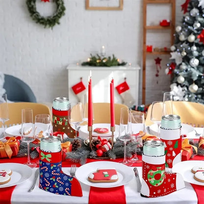 Christmas Boots Shape Cup Sleeve Customization