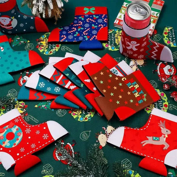 Christmas Boots Shape Cup Sleeve Customization