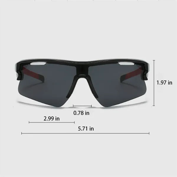 Anti-Slip Fog-Resistant Frameless Polarized Sunglasses