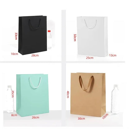 Kraft Paper Handbag For Christmas Decoration