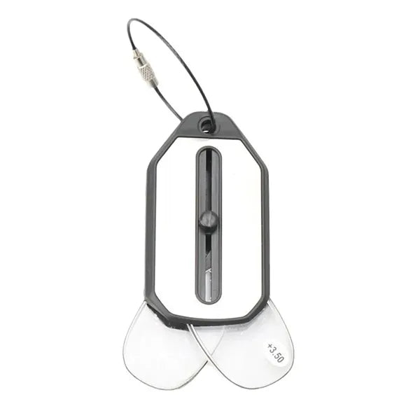 Foldable Ultra-Thin Frameless Read Glasses with Portable Box