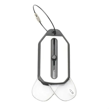 Foldable Ultra-Thin Frameless Read Glasses with Portable Box