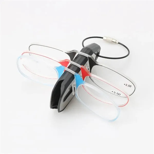 Foldable Ultra-Thin Frameless Read Glasses with Portable Box