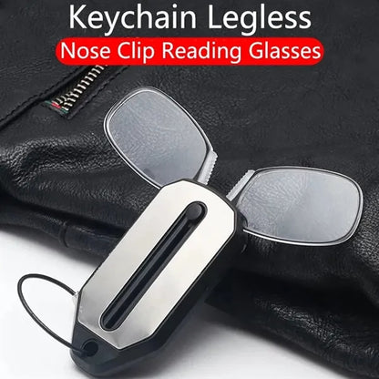 Foldable Ultra-Thin Frameless Read Glasses with Portable Box