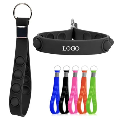 Push Pop Stress Reliever Keychain