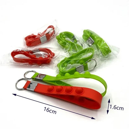 Push Pop Stress Reliever Keychain