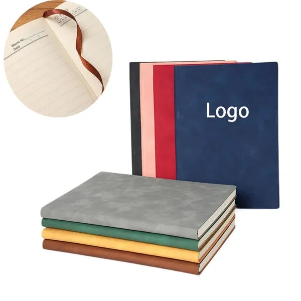 A5 customizable logo Sheepskin Soft Notebook
