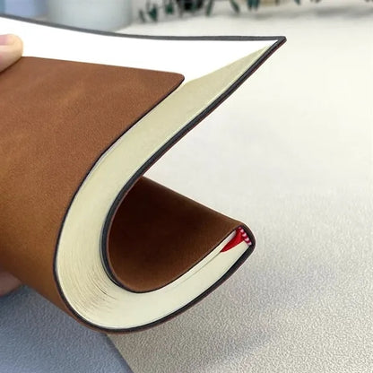 A5 customizable logo Sheepskin Soft Notebook