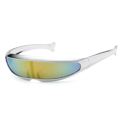Color-Shifting One-piece Lenses PC Sports Cycling Glasses