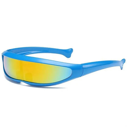Color-Shifting One-piece Lenses PC Sports Cycling Glasses