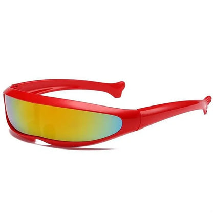 Color-Shifting One-piece Lenses PC Sports Cycling Glasses