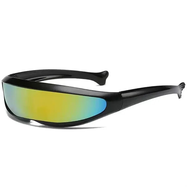Color-Shifting One-piece Lenses PC Sports Cycling Glasses