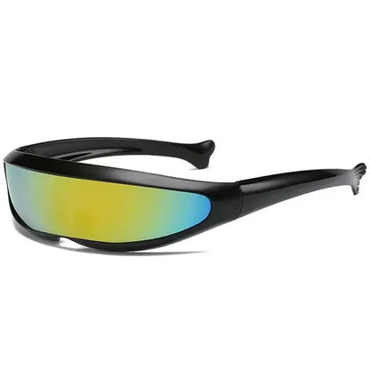 Color-Shifting One-piece Lenses PC Sports Cycling Glasses