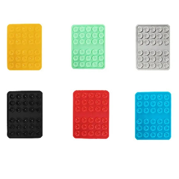 Vacuum Mobile Phone Suction Shelf Silicone Card Cover
