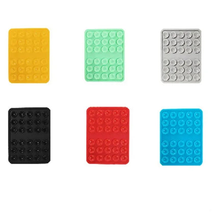 Vacuum Mobile Phone Suction Shelf Silicone Card Cover