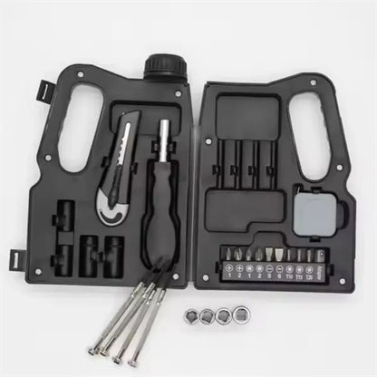 22-Piece Oil Pot-Shaped Multi-Functional Household Tool Kit