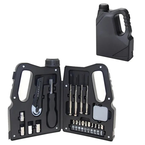 22-Piece Oil Pot-Shaped Multi-Functional Household Tool Kit