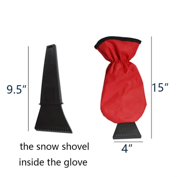 Winter Oxford Cloth Insulated Gloves Snow Shovel