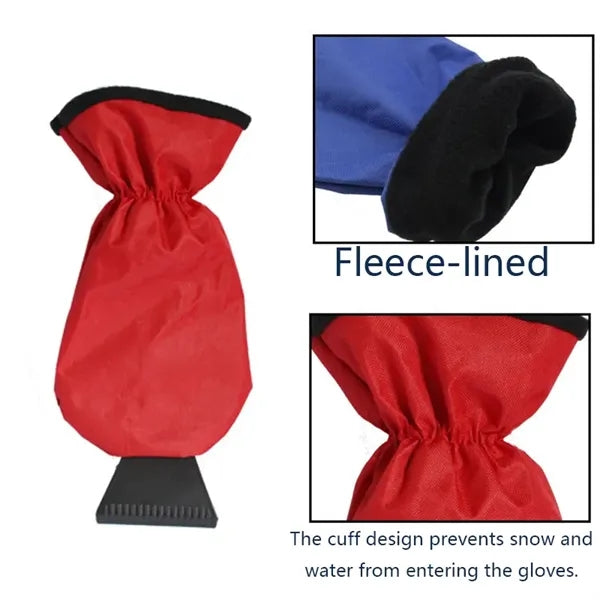 Winter Oxford Cloth Insulated Gloves Snow Shovel