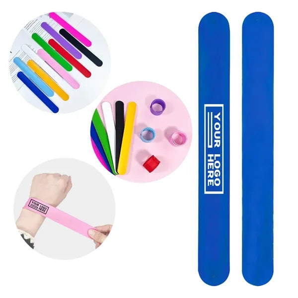 Slap Bracelets for Adults Silicone Wrist Bands