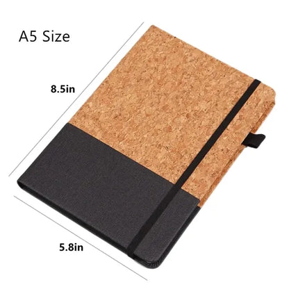 Lined Journal Notebook with Cork Cover