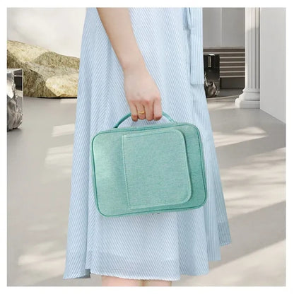 Standable Multi-Compartment Lightweight Book Cover Tote Case