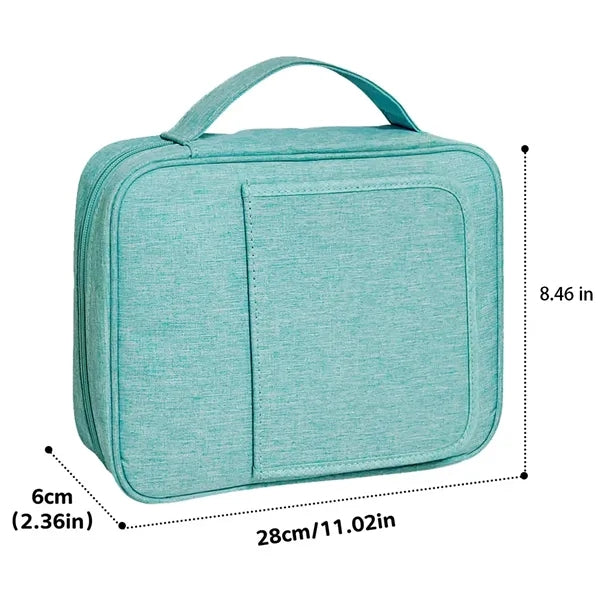 Standable Multi-Compartment Lightweight Book Cover Tote Case