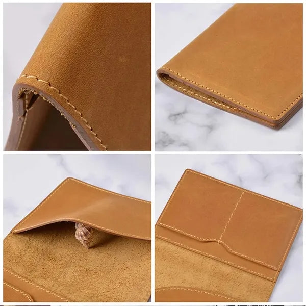 Leather Wallet Passport Holder ID Credit Card Cover