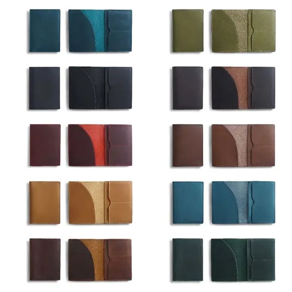 Leather Wallet Passport Holder ID Credit Card Cover