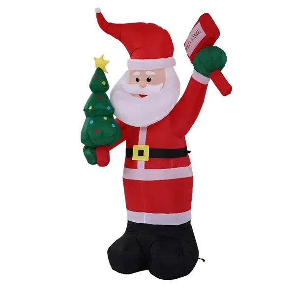 5.9Ft Christmas Santa Claus Courtyard Decoration