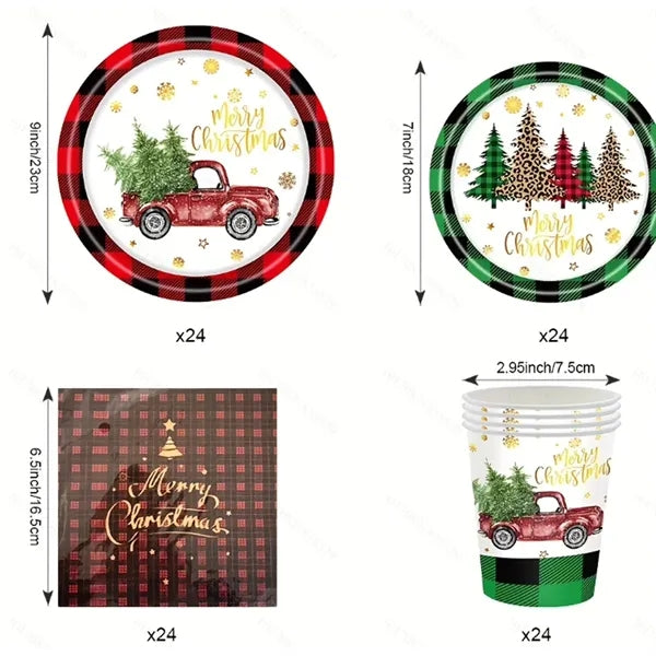 Christmas Party Dinnerware Set