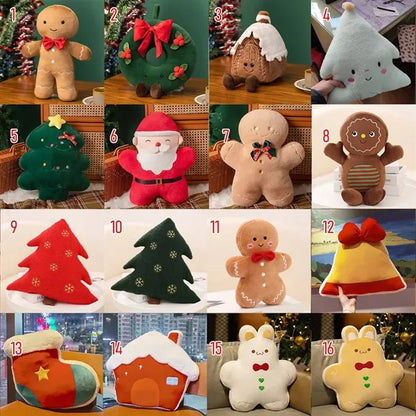Christmas Holiday Throw Pillow Sofa Decoration Doll
