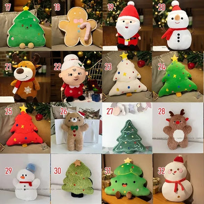 Christmas Holiday Throw Pillow Sofa Decoration Doll
