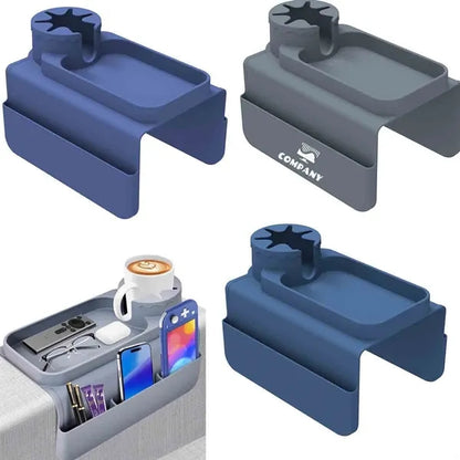 Silicone Couch Cup Holder Tray