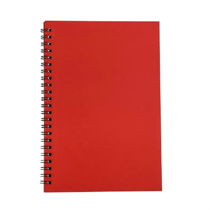 Spiral-Bound Lay-Flat Minimalist Vellum Cover Notebook