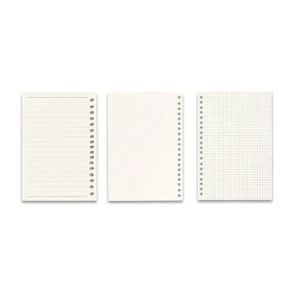 Spiral-Bound Lay-Flat Minimalist Vellum Cover Notebook
