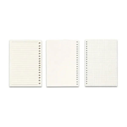 Spiral-Bound Lay-Flat Minimalist Vellum Cover Notebook
