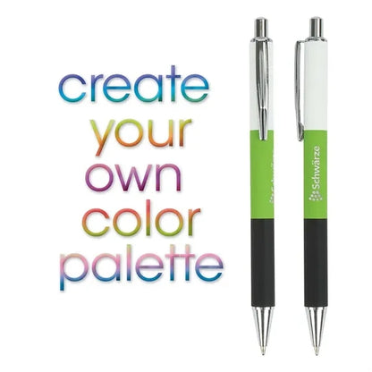 Color-Pop Plunge-Action Aluminum Ballpoint Pen