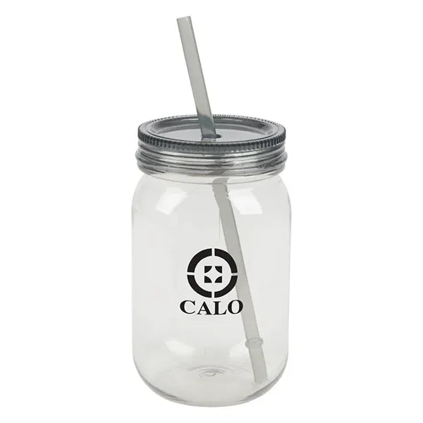 Bootlegger II 27 oz. RPET Mason Jar Tumbler