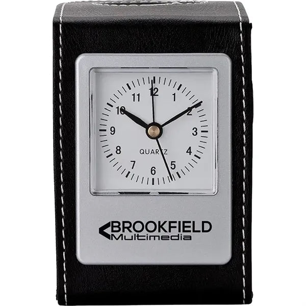 Alba Desk Clock & Pen Cup