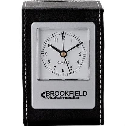 Alba Desk Clock & Pen Cup