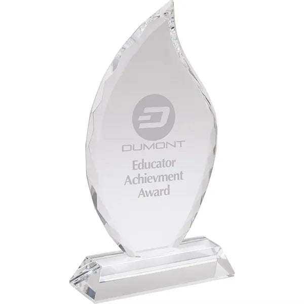 Fiamma II Large Crystal Flame Award