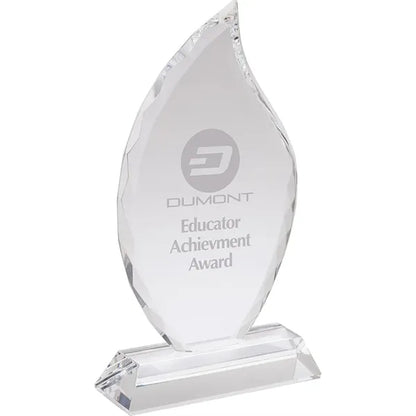 Fiamma II Large Crystal Flame Award