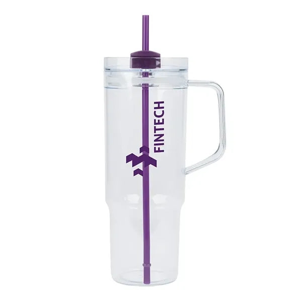 Oliver 40 oz. Clear AS Travel Mug